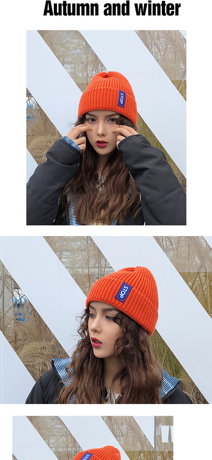 帽子女韩版学生秋冬季新款时尚圆脸针织帽网红冷帽可爱百搭毛线帽