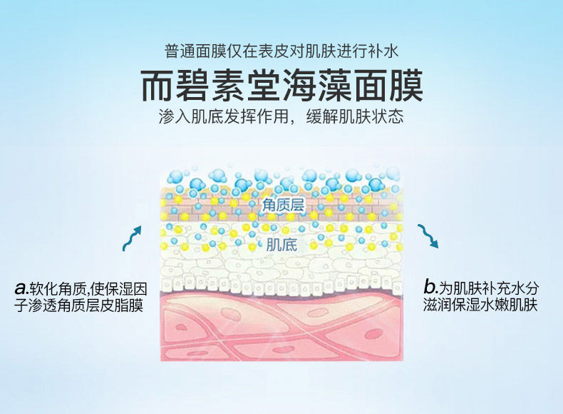 泰国海藻面膜美白补水保湿祛斑学生女正品10片-50片