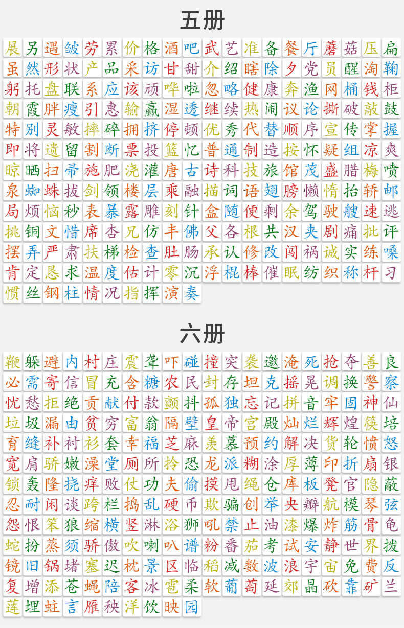 识字卡3000字幼儿园学龄前儿童幼儿宝宝玩具早教启蒙认字识字卡片