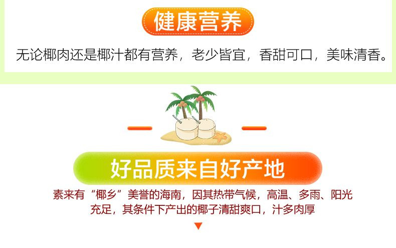 大牛哥 海南椰青新鲜奶香老椰超大孕妇当季大果纯天然整箱包邮