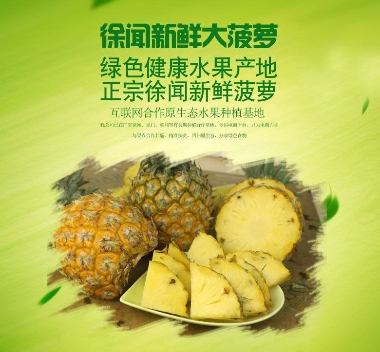 徐闻菠萝5斤新鲜水果应季现摘除味菠萝【众品汇】