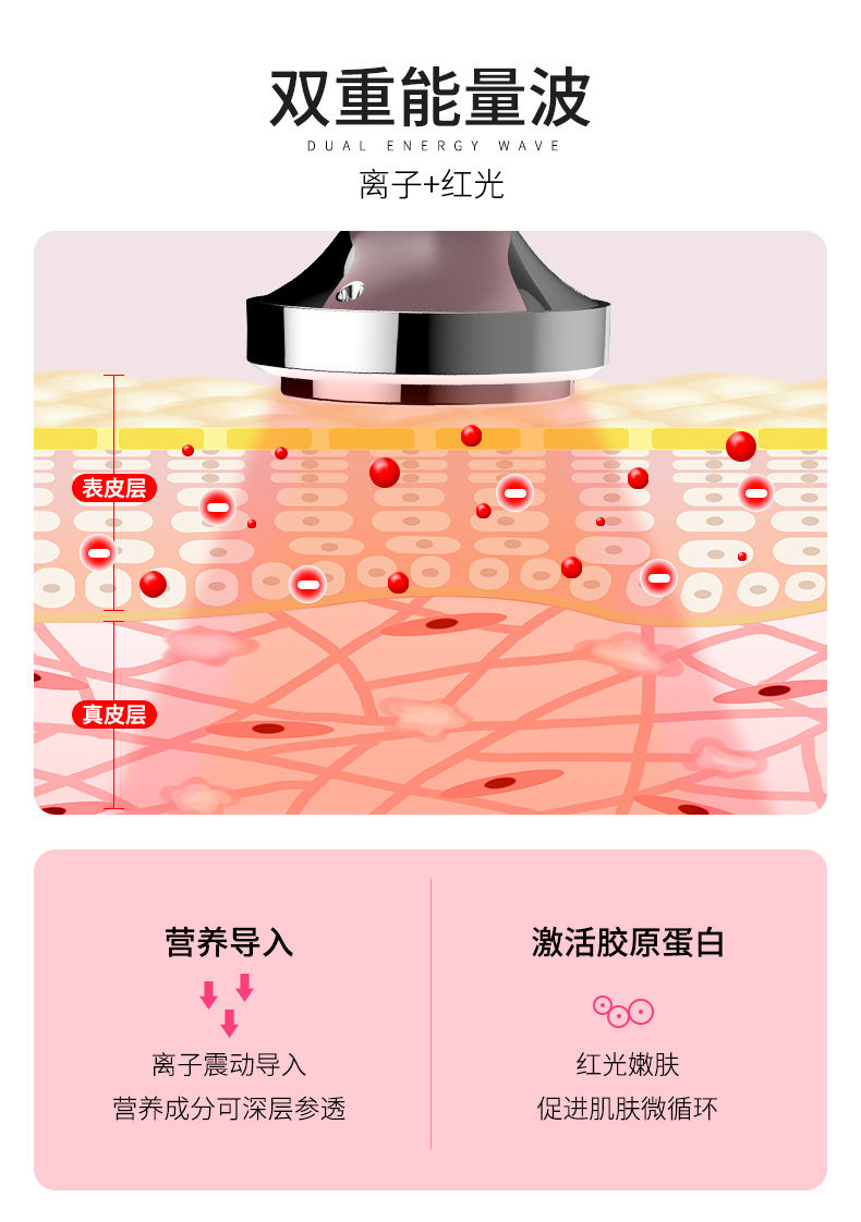 李佳琦推荐邦洋导入仪器家用脸部按摩清洗脸仪清洁面部美容仪嫩肤