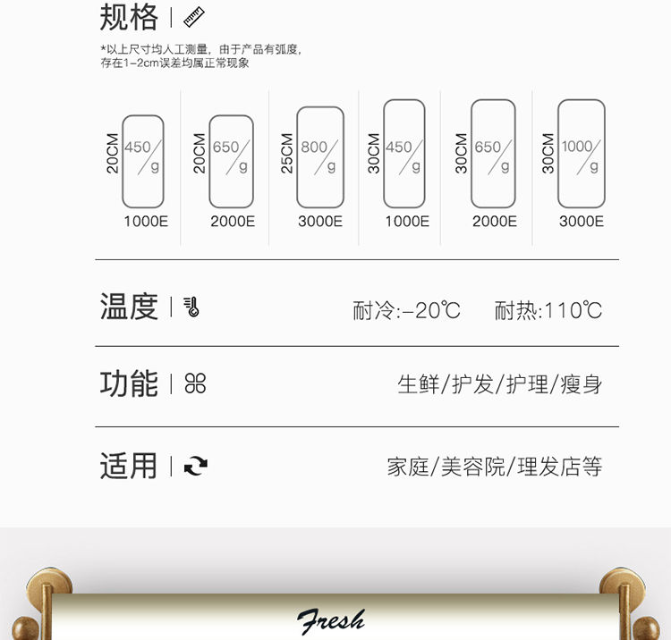 保鲜膜家用PE食品级手撕大卷一次性厨房用品冰箱点断式耐高温批发