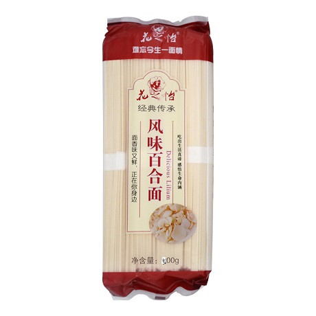 花之怡 手工面 麦芯系列 风味百合面500g