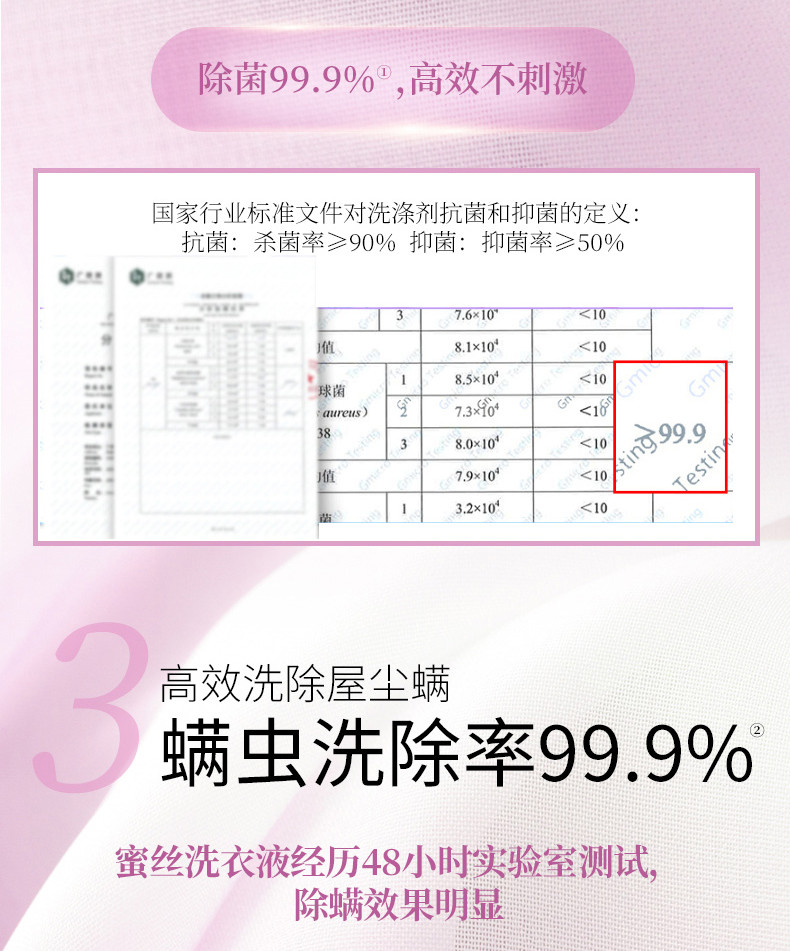 立白 Miss蜜丝手洗内衣洗衣液 内衣专用四件套生理期专用去血渍 高效除菌儿童可用