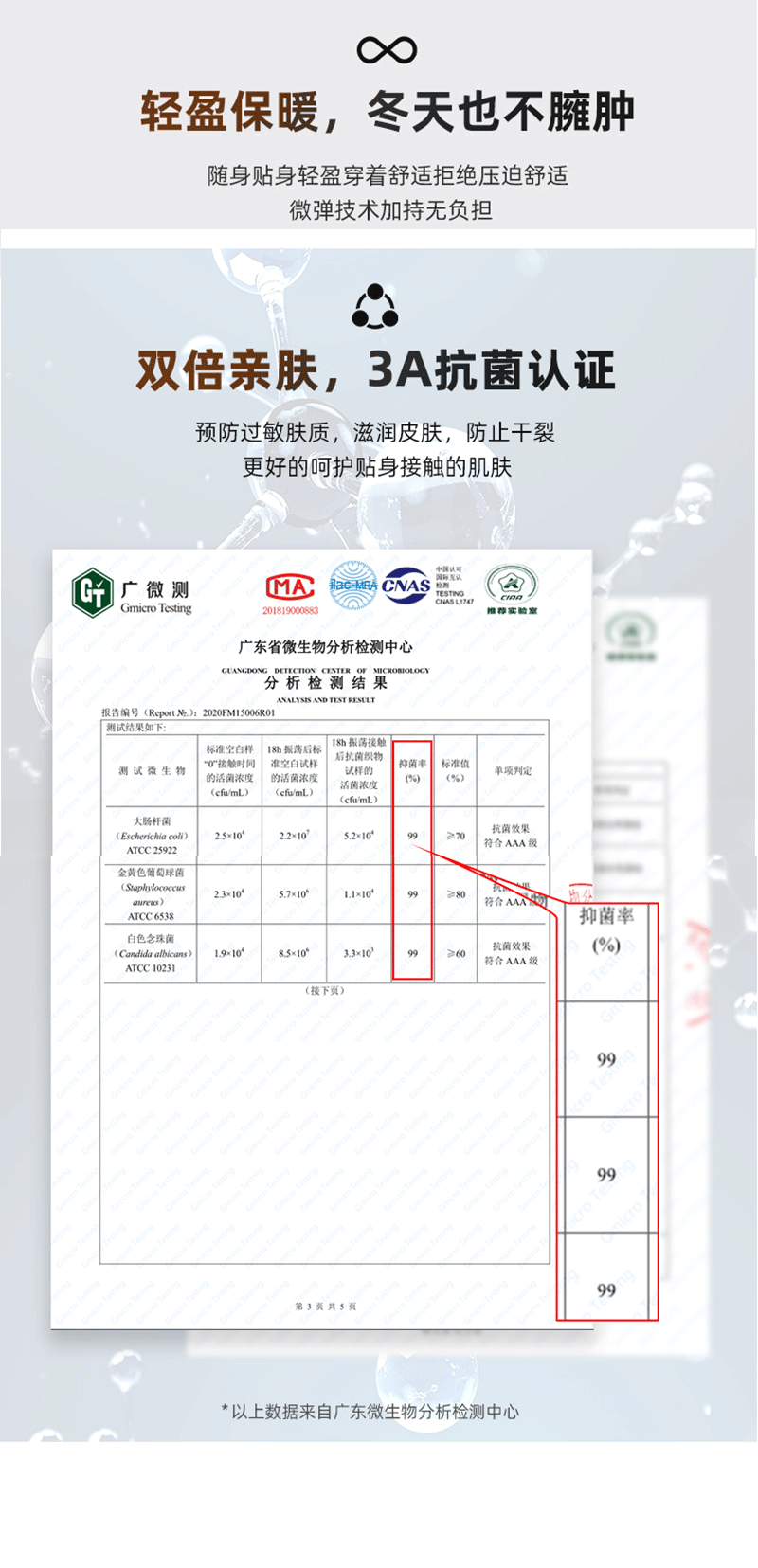 【领券立减30元】南极人秋冬保暖内衣双面阳离子磨毛磨绒保温德男女无痕圆领秋衣秋裤