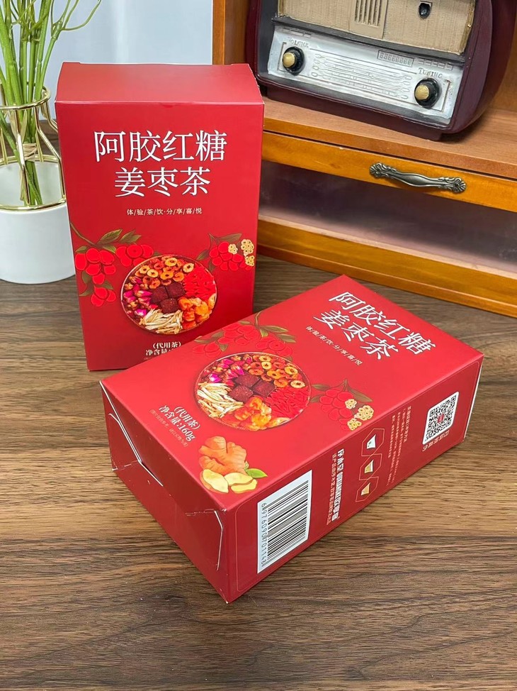 欧享客 阿胶红糖姜枣茶女生茶饮古法制作独立包装