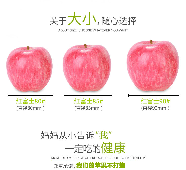 义江缘 正宗陕西红富士苹果当季新鲜水果冰糖心整箱包邮产地直发