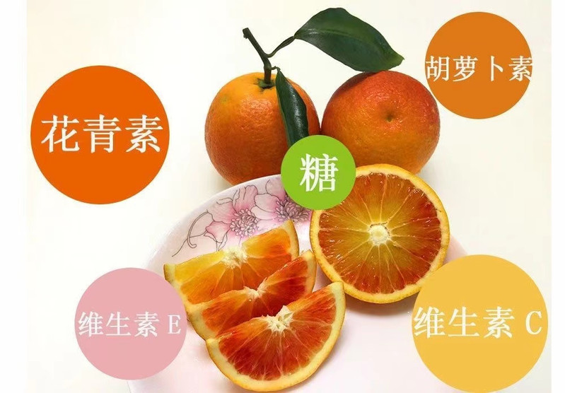 义江缘 湖南塔罗科血橙 当季新鲜水果红心肉甜橙子多汁包邮