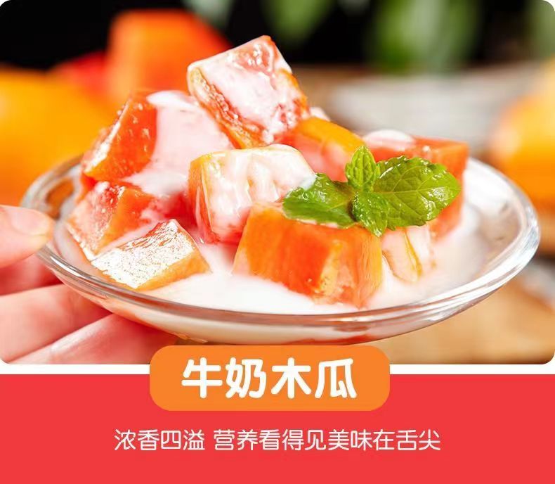 义江缘 雷州红心牛奶冰糖木瓜现摘现发树上熟新鲜水果带箱