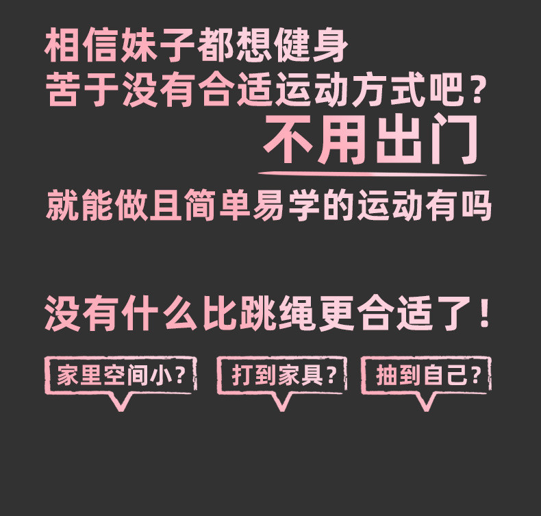 【领券立减20元】索维尔无绳跳绳计数成人女跳神健身器中考专用室内运动电子无线负重 SW-T68