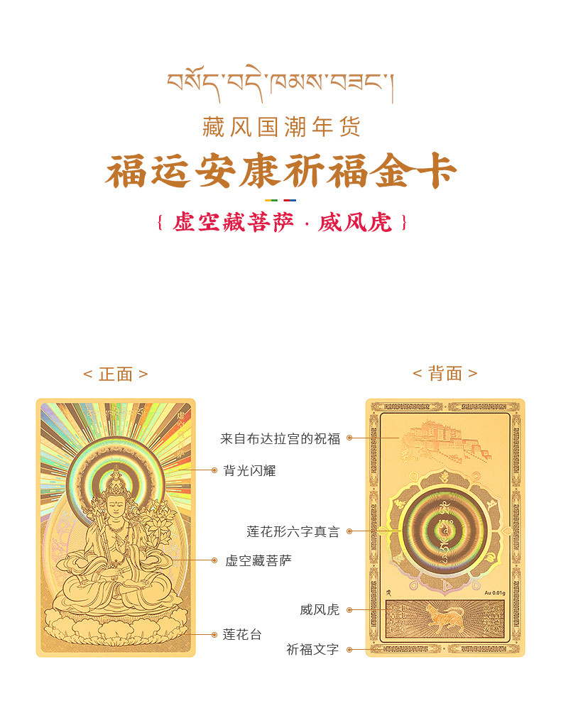 布达拉宫十二生肖佛像金卡创意小众送男友妈妈生日礼物送女友送父母长辈朋友