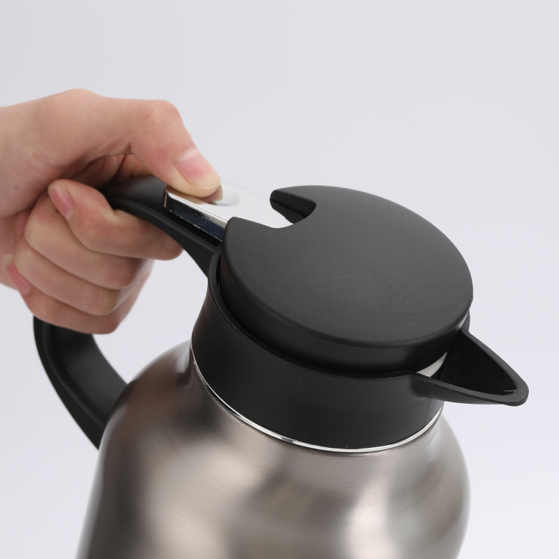 鲁凤来 焖茶壶 304不锈钢真空焖茶壶热水壶 办公家用大容量保温壶