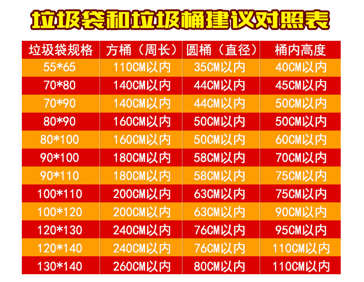 利得物业垃圾袋特大号加厚黑色平装80*100cm*50只 适用垃圾桶大号