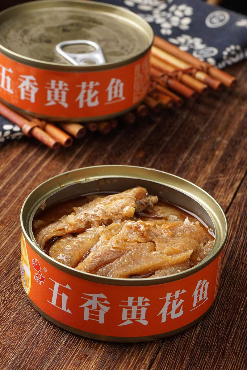  五香带鱼/黄花鱼罐 下饭菜新鲜海鲜 渤海特产  鱿渔码头