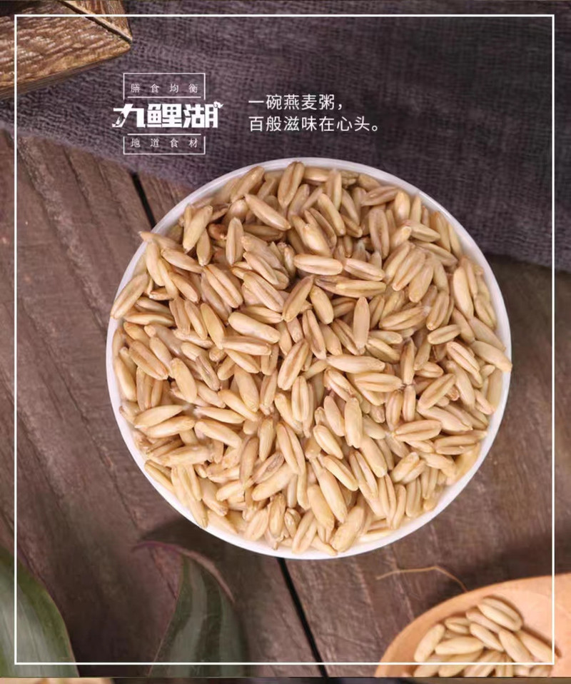 九鲤湖【赣品出赣】燕麦米500g 农家燕麦米五谷杂粮