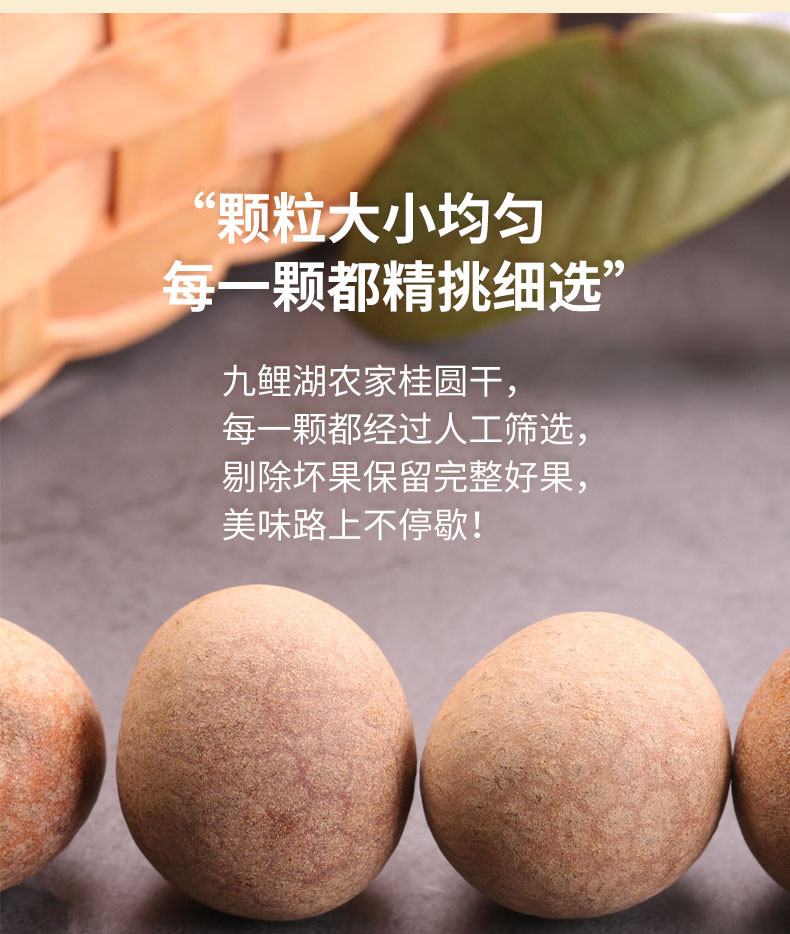 九鲤湖 【新人】 桂圆 200g/袋 龙眼干桂圆干