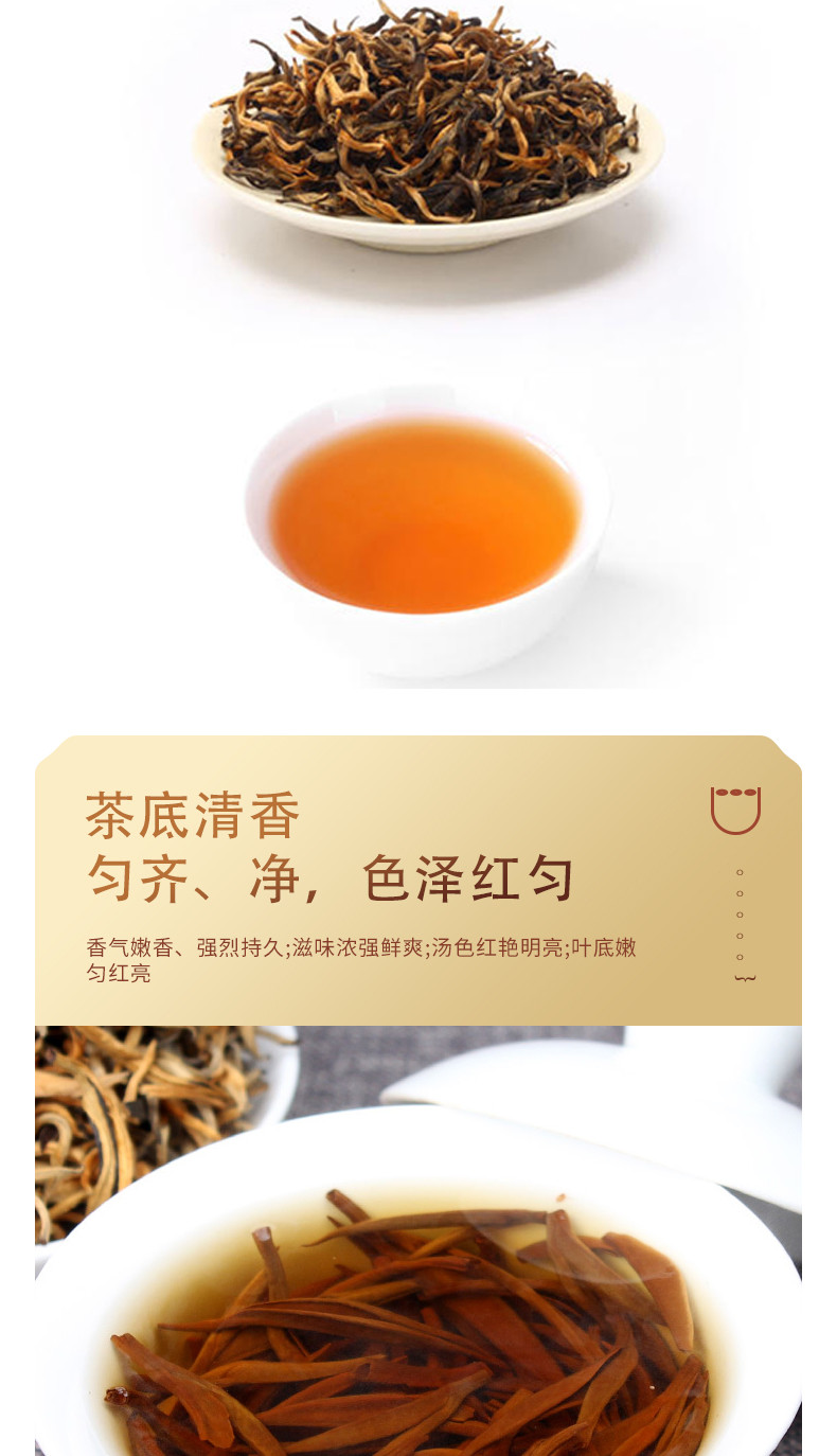 蛮邦贡春 金丝红 普安红茶特级250g