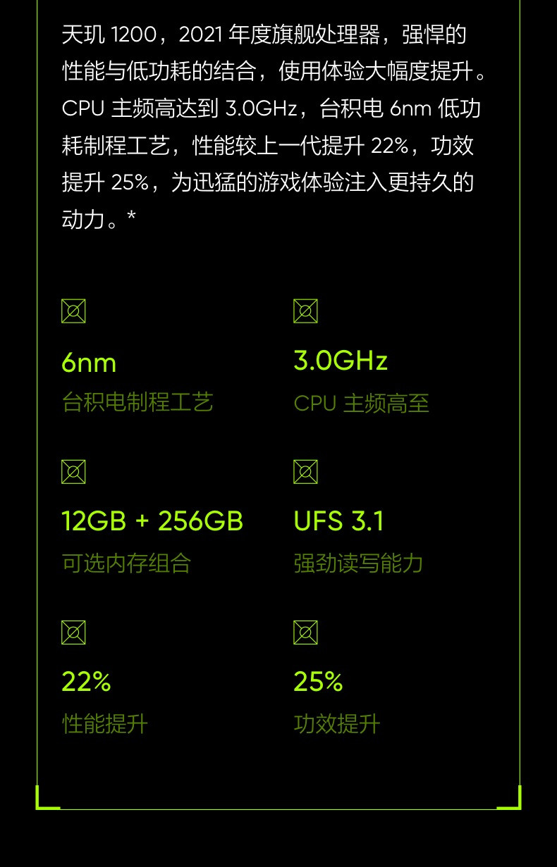 realme 真我GT Neo 天玑1200 6400万索尼主摄游戏手机8G+128G