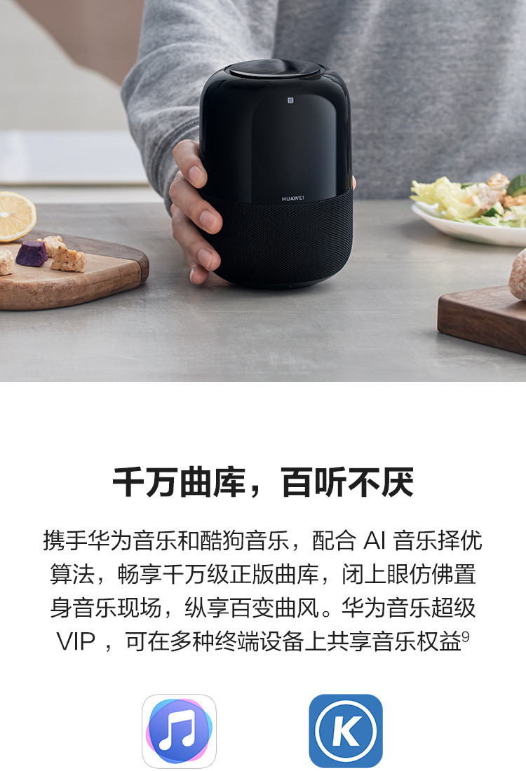 华为 AI 音箱 2智能音箱 Huawei Sound音质 AIS-BW50-00