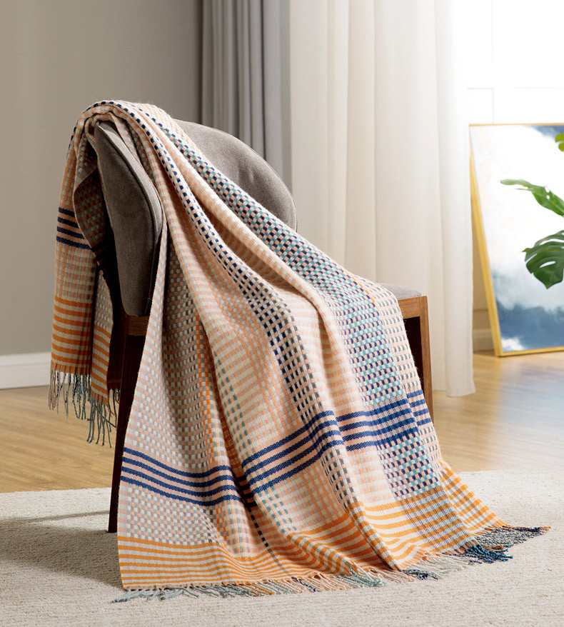 ESPRIT 贝恩斯休息毯办公室午睡披肩小毛毯单人午休毛巾被子沙发空调盖毯子