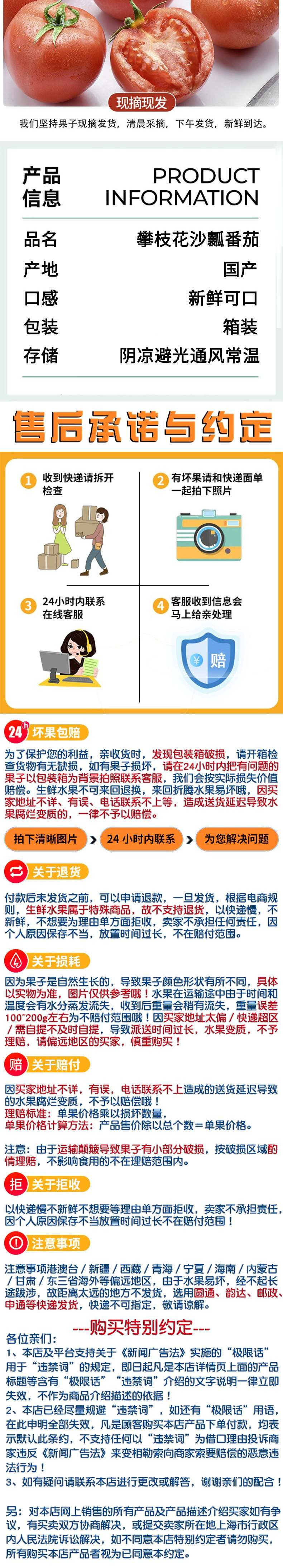 感知起源 攀枝花沙瓤西红柿 精品装 大果【单果150g+】果园直发带箱