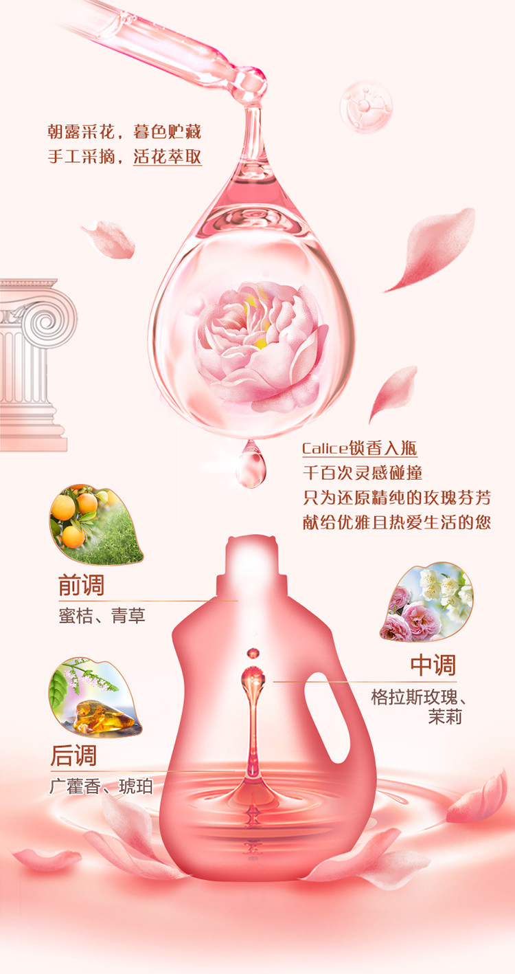 立白大师香氛洗衣液7斤持久留香护色柔顺护衣