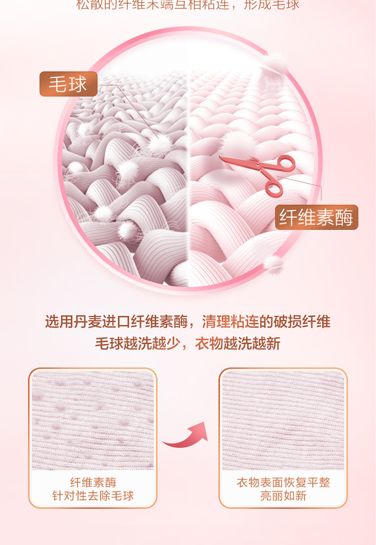 立白 大师香氛柔顺剂500g*1袋 持久留香护衣护型护色柔软蓬松防静