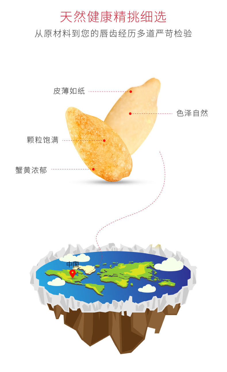 峋农 高品质大颗粒经典甄选正宗蟹黄味瓜子仁228gX2袋