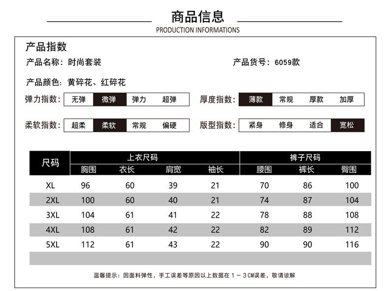 雪暖 夏季女式新款中老年妈妈款圆领短袖轻薄透气修身雪纺衫套装含裤子XMTQ6059