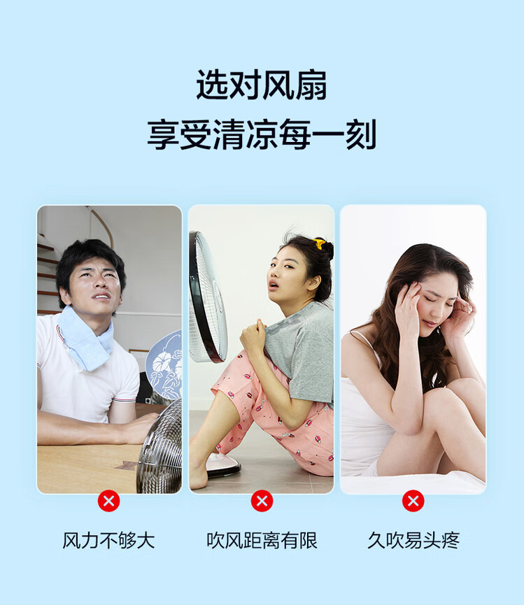 美的/MIDEA 白色三叶循环扇风扇SAG25CA