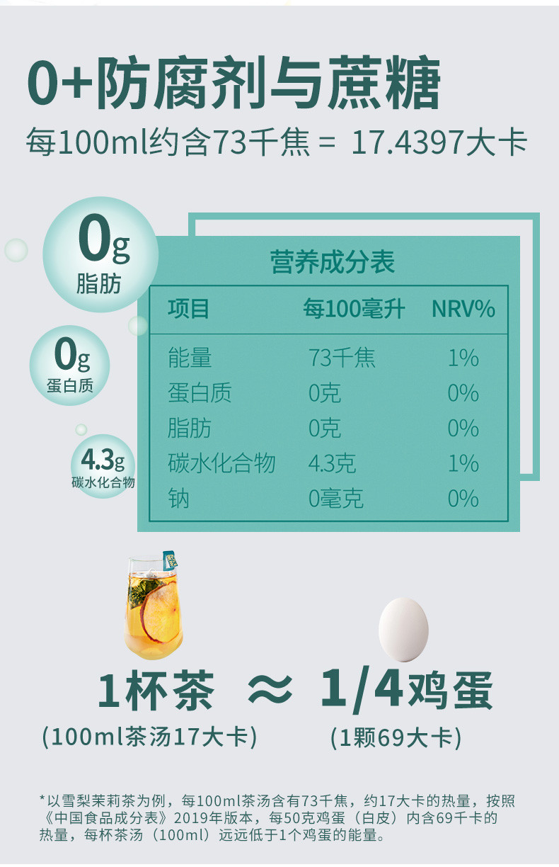 忆江南 64g雪梨茉莉花果茶