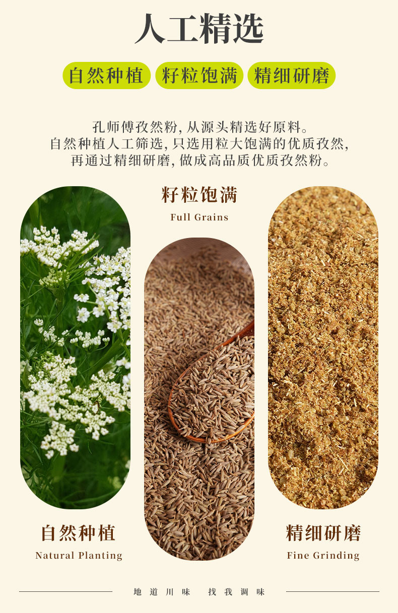 孔师傅 香辛料孜然粉30g*3袋