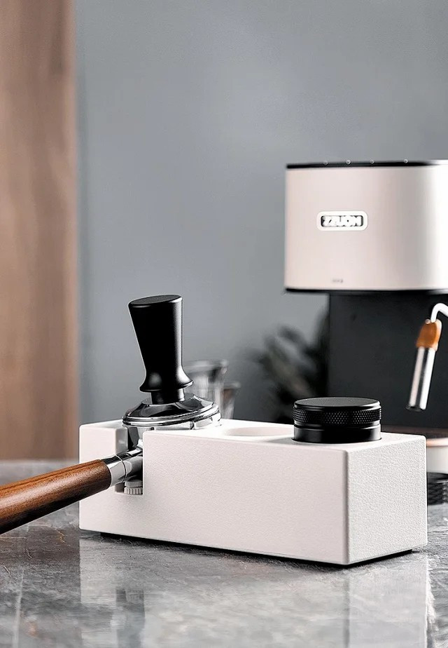 咖啡压粉填压器布粉锤底座套装意式咖啡机配套器具支架恒定压粉锤器