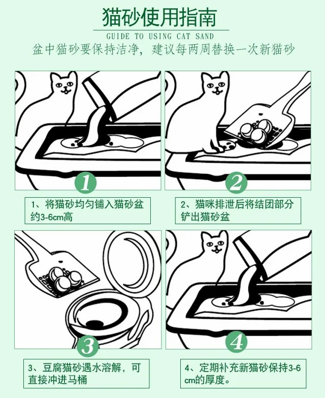 豆腐猫砂豆腐砂低尘快速结团除臭真空包装植物猫砂