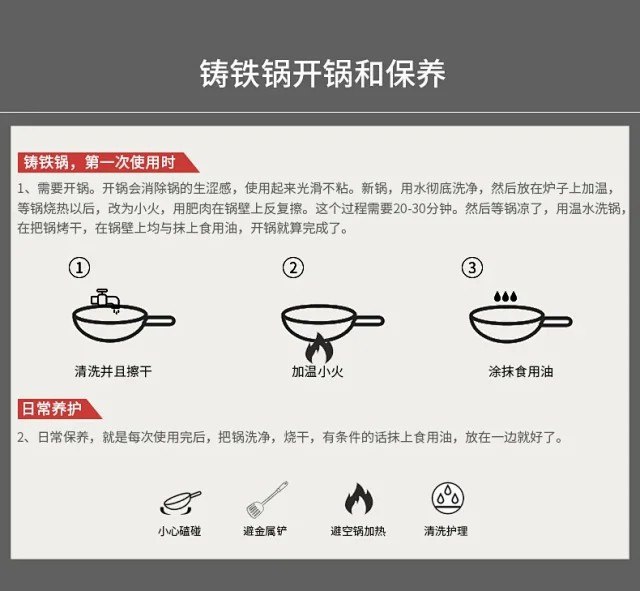 牧蝶谷 户外露营大号自驾游锻铁烤炉烤肉架烧烤盘饼坑铸铁平底锅煎锅