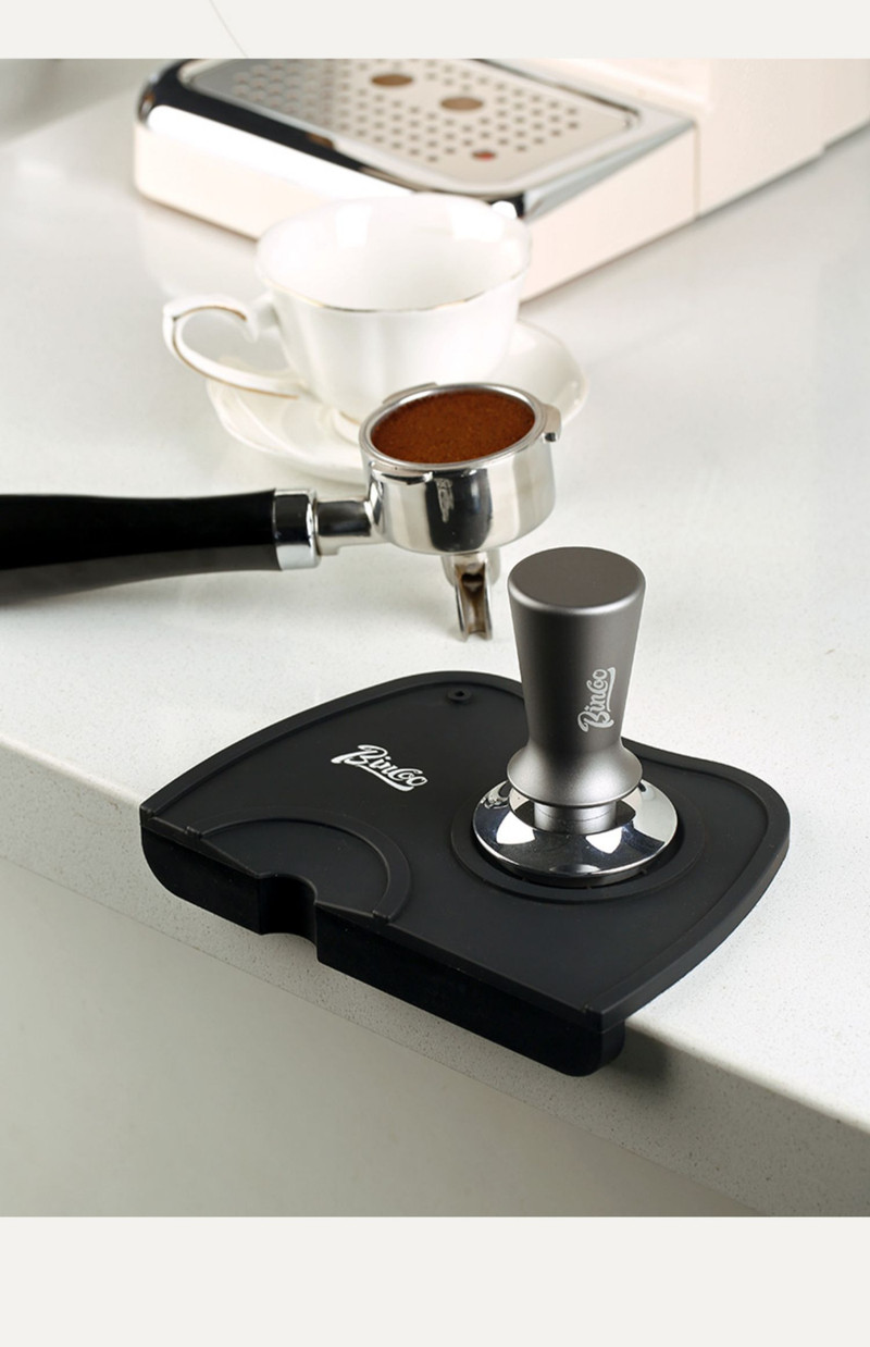 华象 家用门店用咖啡制作吧台咖啡机防滑硅胶压粉垫咖啡手柄粉锤布粉器具
