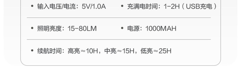 户外精致露营帐篷便携充电LED营灯LX