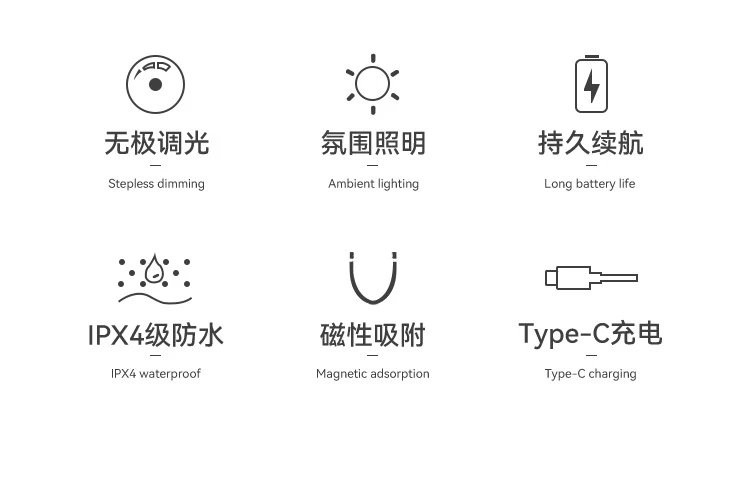 牧蝶谷户外露营帐篷灯野外马灯机能手电露营灯