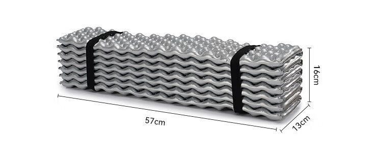 牧蝶谷户外露营轻量化便携折叠蛋巢单人防潮垫