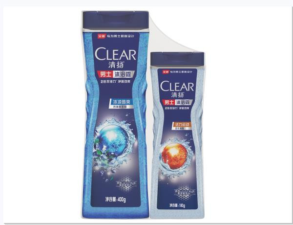 清扬/CLEAR 男士沐浴露冰凉酷爽400ml+活力180ml