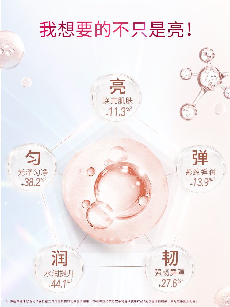  凡士林维他亮肤烟酰胺焕亮修护润肤乳小样30ml*3支