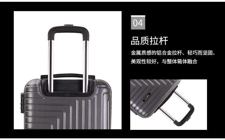 爱登堡 商务旅行拉杆箱20寸登机箱F389