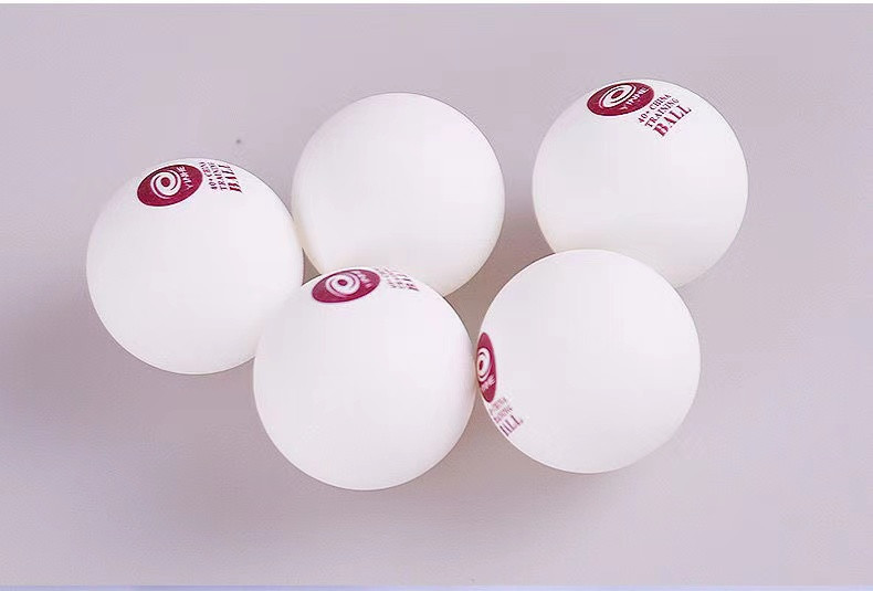 正品银河乒乓球无缝训练球新材料40+无星耐打白色塑料球发球机用JF