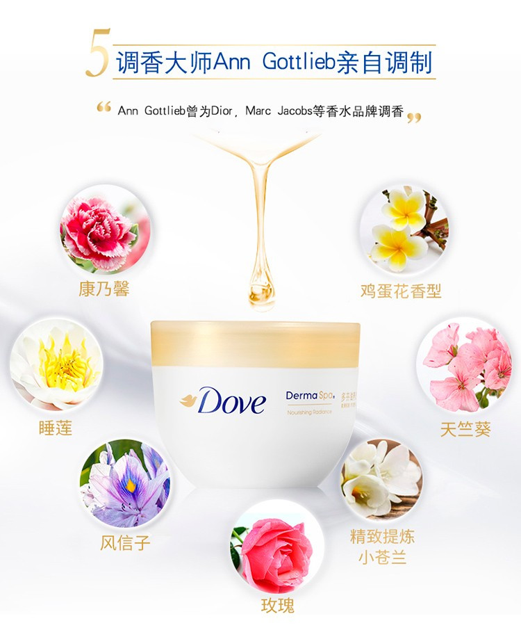 多芬/DOVE 大金碗滋养透亮身体润肤乳300ml