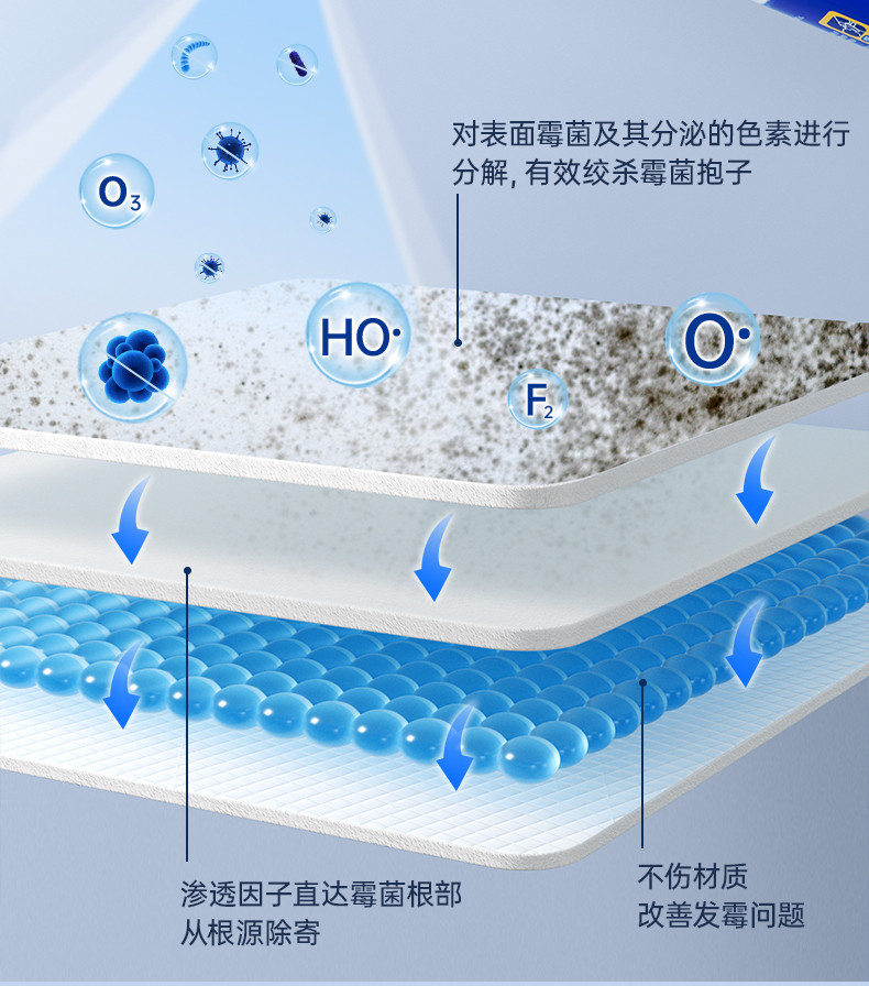 水卫仕 除霉清洁剂 瓷砖墙纸防霉480g