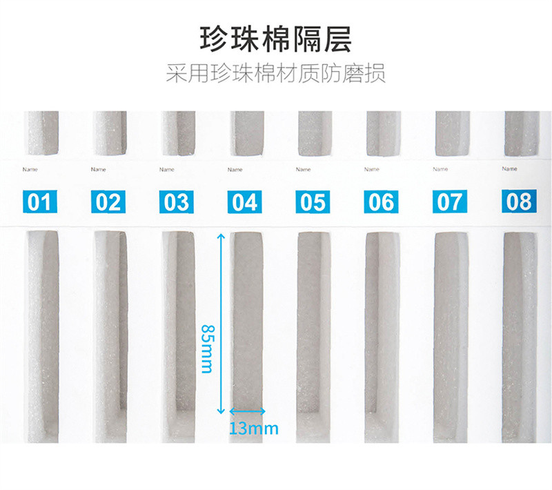 洛港 手机存放箱集中管理柜存放柜手机管理收纳盒桌面钢化膜存放架壁挂整理/台