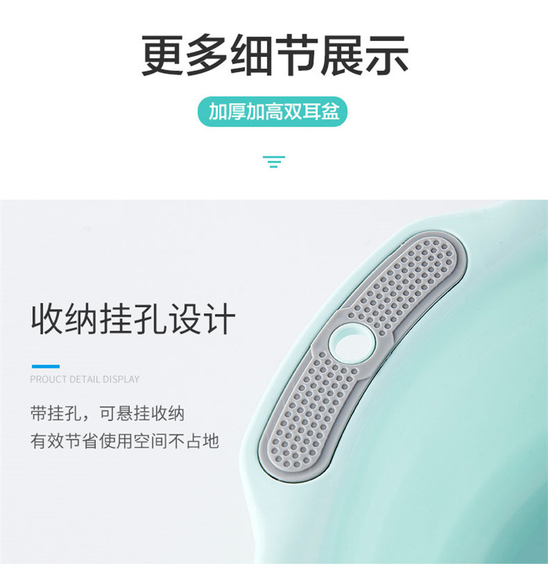 洛港 塑料水盆家用大号盆子加厚洗衣衣服洗脚洗脸盆/个