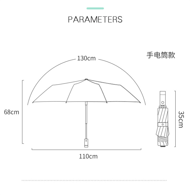 洛港 全自动雨伞男女折叠大号车载反向太阳伞晴雨两用防晒紫外线遮阳伞/个