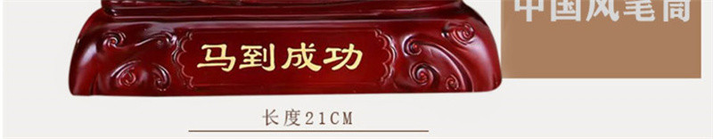 洛港  笔筒创意时尚桌面摆件复古简约中国风办公室用品文昌塔工艺